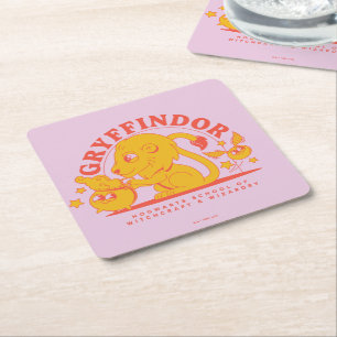 HARRY POTTER™   Niedliche GRYFFINDOR™ Hogwarts Sch Rechteckiger Pappuntersetzer