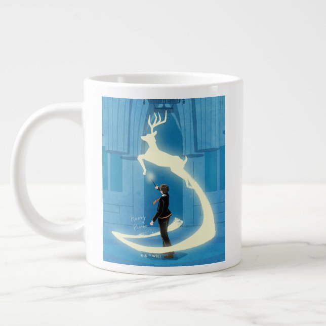 HARRY POTTER™ Patronus-Malerei Jumbo-Tasse (Links)