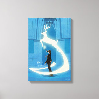 HARRY POTTER™ Patronus-Malerei Leinwanddruck