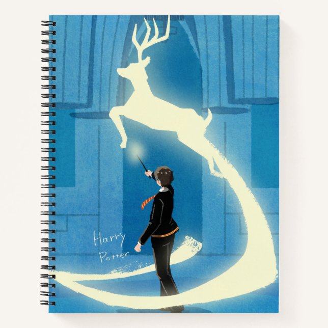 HARRY POTTER™ Patronus-Malerei Notizbuch (Vorderseite)