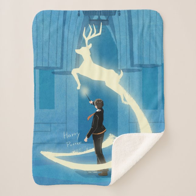 HARRY POTTER™ Patronus-Malerei Sherpadecke (Vorderseite)