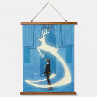 HARRY POTTER™ Patronus-Malerei Wandteppich Mit Holzrahmen