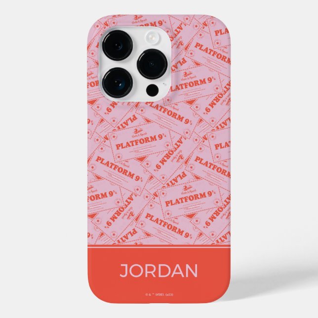 HARRY POTTER™ | Platforn 9 3/4 Zugfahrkarten Case-Mate iPhone Hülle (Rückseite)