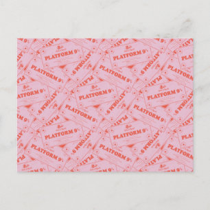 HARRY POTTER™   Platforn 9 3/4 Zugfahrkarten Postkarte