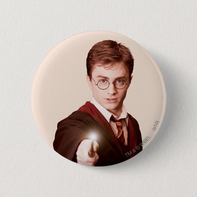 Harry Potter Points Wand Button (Vorderseite)