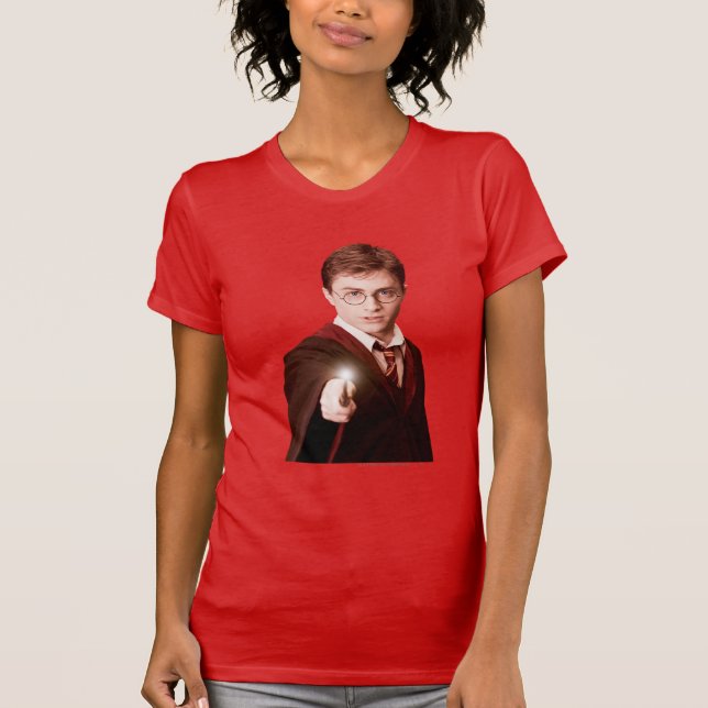Harry-Potter-Punkte-Zauberstab T-Shirt (Vorderseite)