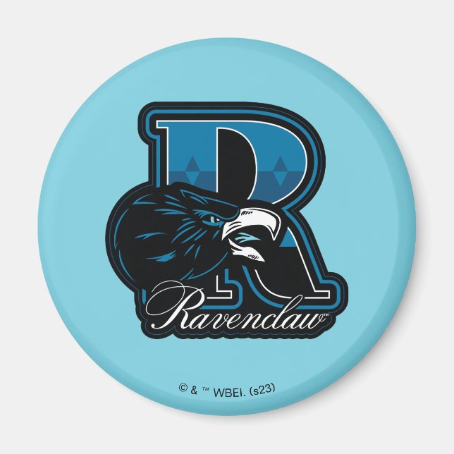 HARRY POTTER™ | RAVENCLAW™ Athletic Abzeichen Magnet (Vorne)