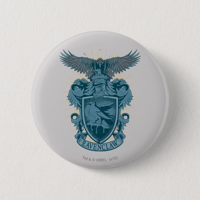Harry Potter Ravenclaw Crest Button (Vorderseite)