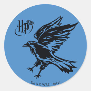 Harry Potter   Ravenclaw Eagle Icon Runder Aufkleber