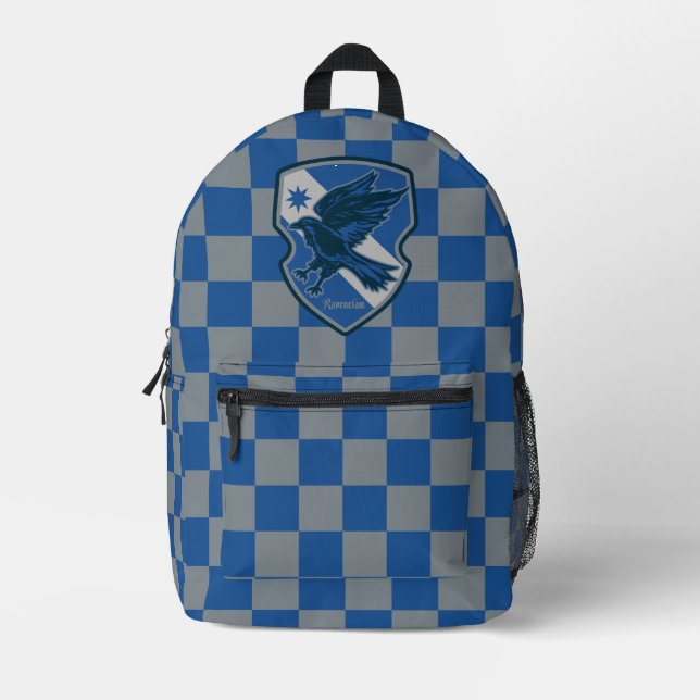 Harry Potter | Ravenclaw House Pride Wappen Bedruckter Rucksack (Vorderseite)