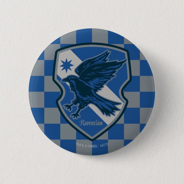 Harry Potter | Ravenclaw House Pride Wappen Button (Vorderseite)