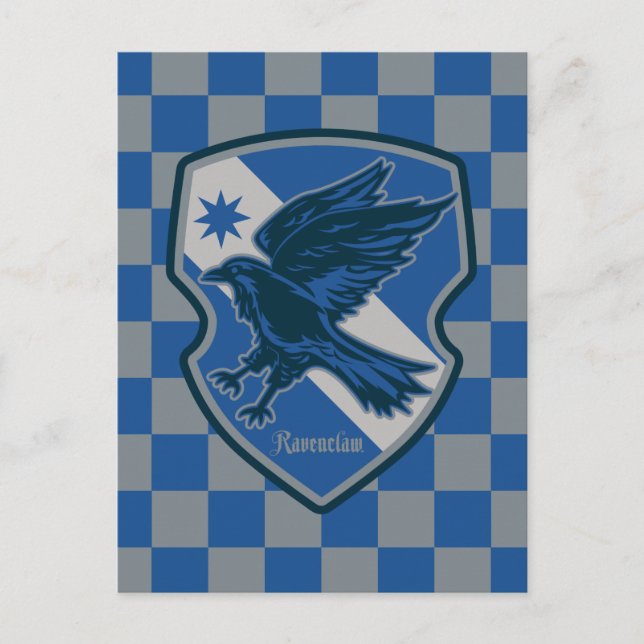 Harry Potter | Ravenclaw House Pride Wappen Postkarte (Vorderseite)