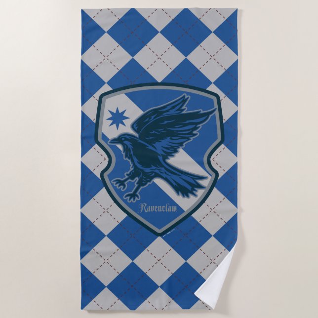 Harry Potter | Ravenclaw House Pride Wappen Strandtuch (Vorderseite)