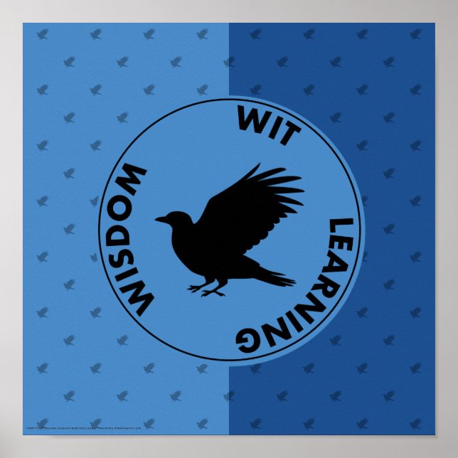 Harry Potter | RAVENCLAW™ House Traits Graphic Poster (Vorne)