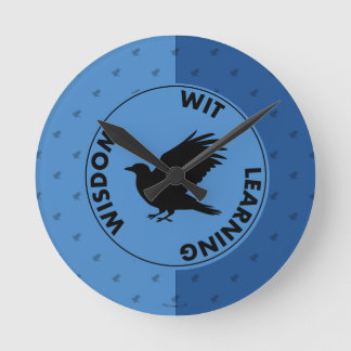 Harry Potter | RAVENCLAW™ House Traits Graphic Runde Wanduhr