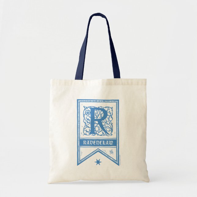 Harry Potter | Ravenclaw Monogramm Banner Tragetasche (Vorne)