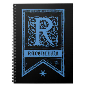 Harry Potter Ravenclaw-Monogrammbanner Notizblock