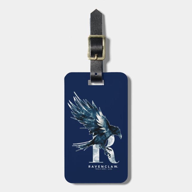Harry Potter | RAVENCLAW™ Raven Watercolor Gepäckanhänger (Vorderseite vertikal)