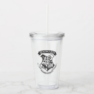 Harry Potter | Retro Hogwarts Crest Acryltrinkbecher