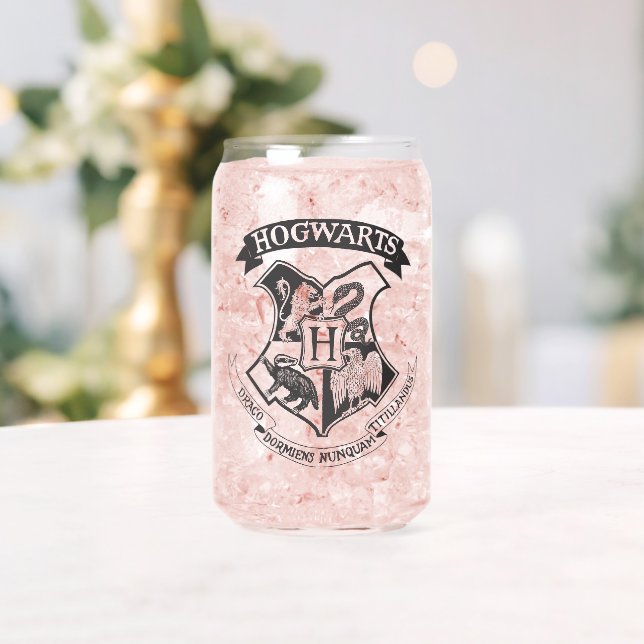 Harry Potter | Retro Hogwarts Crest Dosenglas (Insitu (Hochzeit))