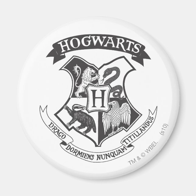 Harry Potter | Retro Hogwarts Crest Magnet (Vorne)