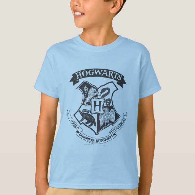 Harry Potter | Retro Hogwarts Crest T-Shirt (Vorderseite)