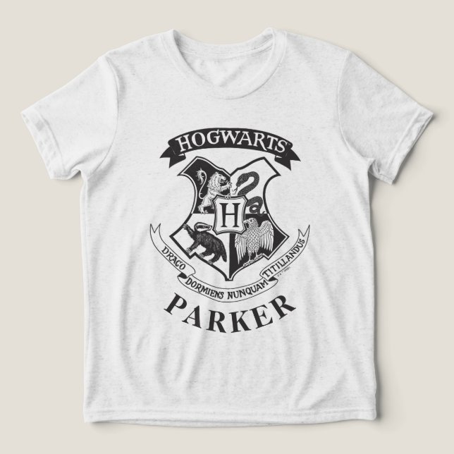 Harry Potter | Retro Hogwarts Crest Tri-Blend Shirt (Design Vorderseite)