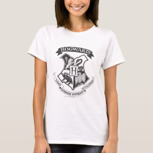 Harry Potter   Retro-Hogwarts-Wappen T-Shirt