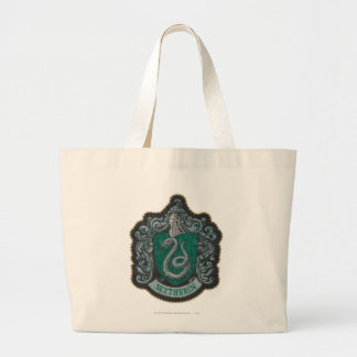 Harry Potter | Retro Mighty Slytherin Wappen Jumbo Stoffbeutel