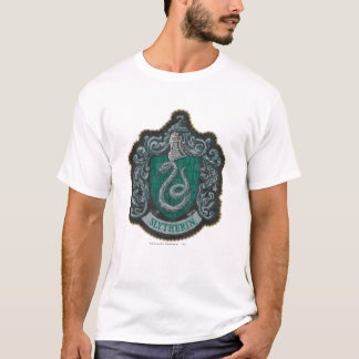 Harry Potter | Retro Mighty Slytherin Wappen T-Shirt