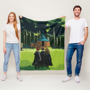 HARRY POTTER™, Ron & Hermione bei Hagrid's Hut Fleecedecke