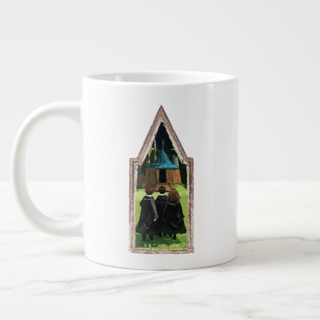 HARRY POTTER™, Ron & Hermione bei Hagrid's Hut Jumbo-Tasse (Links)