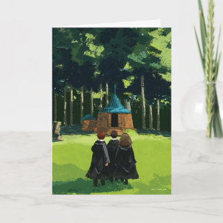 HARRY POTTER™, Ron & Hermione bei Hagrid's Hut Karte