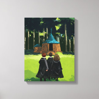 HARRY POTTER™, Ron & Hermione bei Hagrid's Hut Leinwanddruck