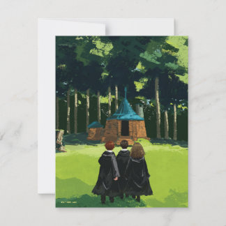 HARRY POTTER™, Ron & Hermione bei Hagrid's Hut Mitteilungskarte