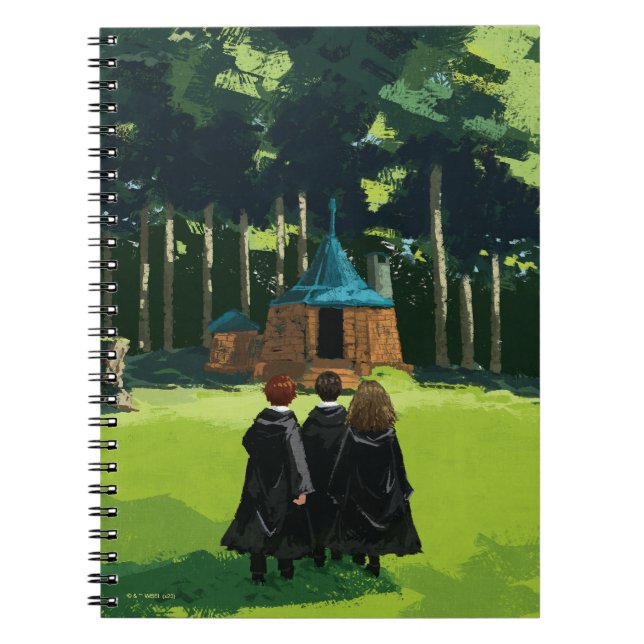 HARRY POTTER™, Ron & Hermione bei Hagrid's Hut Notizblock (Vorderseite)