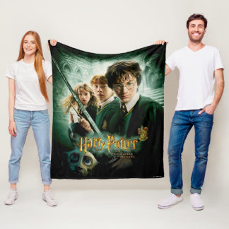 Harry Potter Ron Hermione Dobby Group Shot Fleecedecke