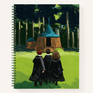 HARRY POTTER™, Ron und Hermione bei Hagrids Hütte Notizbuch