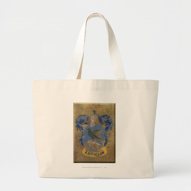 Harry Potter | Rustikale Ravenclaw-Malerei Jumbo Stoffbeutel (Vorne)