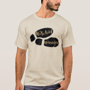 Harry Potter   SCHABERNACK GESCHAFFT™ Karte Fußspu T-Shirt