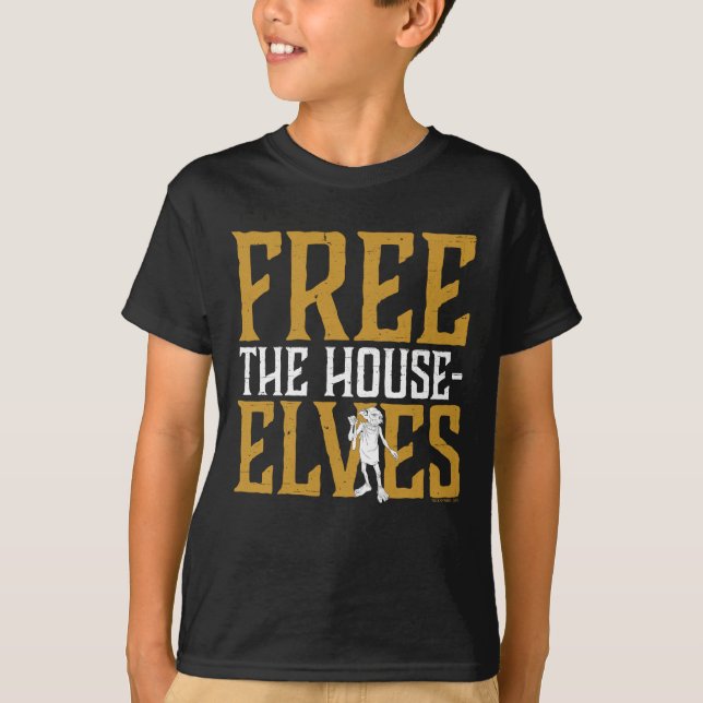 Harry Potter (Schauspieler)Free The House Elves T-Shirt (Vorderseite)