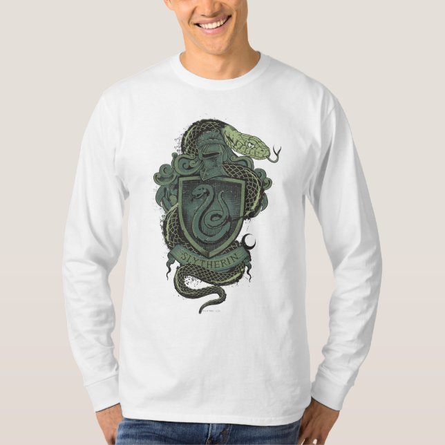 Harry Potter (Schauspieler)Slytherin Crest T-Shirt (Vorderseite)