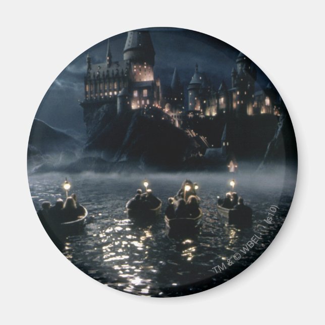 Harry Potter Schloss | Ankunft in Hogwarts Magnet (Vorne)