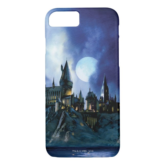 Harry Potter-Schloss | Hogwarts nachts Case-Mate iPhone Hülle (Rückseite)