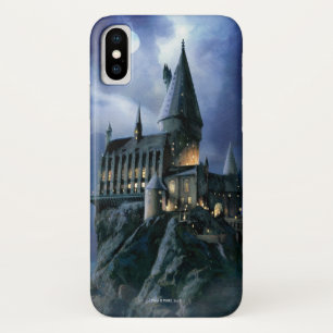 Harry-Potter-Schloss   Mondbeschienenes Hogwarts iPhone X Hülle