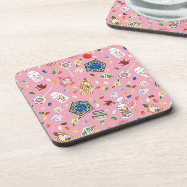 HARRY POTTER™ | Schokoladenfrosch und -muster Getränkeuntersetzer (Linke Seite)