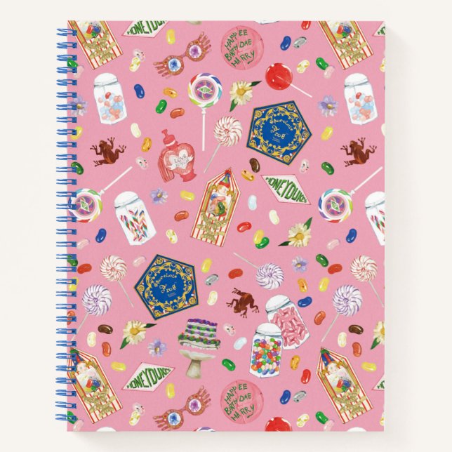 HARRY POTTER™ | Schokoladenfrosch und -muster Notizbuch (Vorderseite)