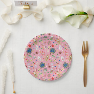 HARRY POTTER™ Schokoladenfrosch und -muster Pappteller