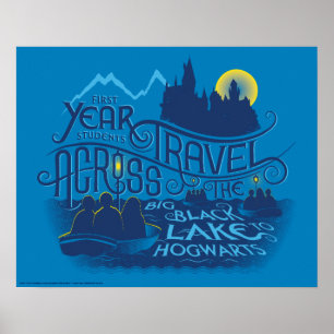 Harry Potter Schwarzer See bis Hogwarts Poster
