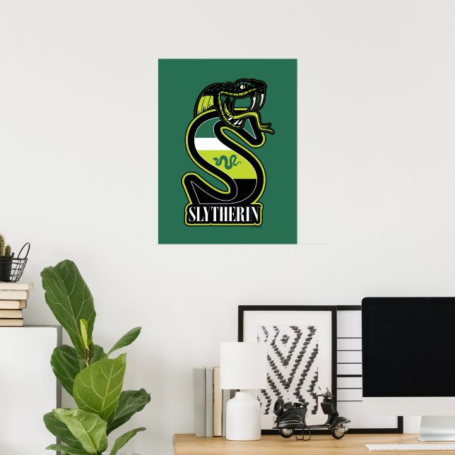 HARRY POTTER™ | SLYTHERIN™ Athletisches Abzeichen Poster (Heimbüro)